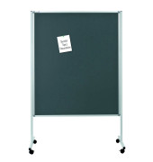 Kombistellwand Multiboard mobile XL, 7-210700, 120x150cm, lackiert, Aluminium