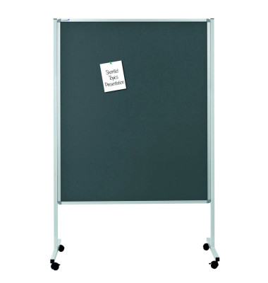 Kombistellwand Multiboard mobile XL, 7-210700, 120x150cm, lackiert, Aluminium