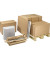 Faltkarton 161189370 braun, bis DIN A3+, innen 610x400x350mm, Wellpappe 1-wellig