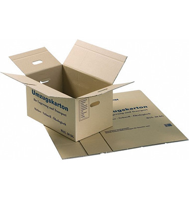 Umzugskarton 161644170 braun, bis DIN A3+, innen 630x330x350mm, Wellpappe 2-wellig Umzugskarton 161644170 braun, bis DIN A3+, innen 630x330x350mm, Wellpappe 2-wellig