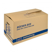 Umzugskartons Bücherbox TP110.005 braun, innen 575x295x330mm, Wellpappe 2-wellig