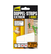 Klebestrips 45450 EXTREM, 16 St&uuml;ck, 31x26mm (BxL), wiederabl&ouml;sbar