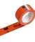 Signalpackband 793311, Bruchgefahr, 50mm x 66m, PP, leise abrollbar, orange/schwarz