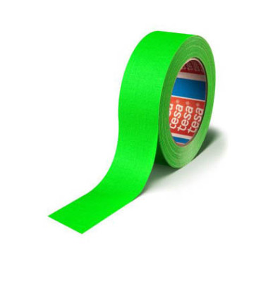 Gewebeband 04671-00052-10, 19mm x 25m, handabreißbar, neongrün Gewebeband 04671-00052-10, 19mm x 25m, handabreißbar, neongrün