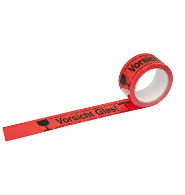 Signalpackband 796884, Vorsicht Glas, 50mm x 66m, PP, leise abrollbar, orange/schwarz Signalpackband 796884, Vorsicht Glas, 50mm x 66m, PP, leise abrollbar, orange/schwarz