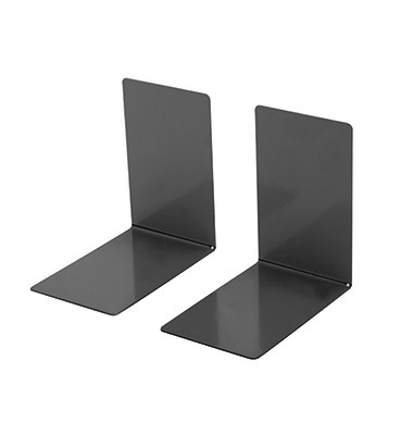 Buchstützen E-10244 00 9x14x14cm (BxTxH) Metall schwarz