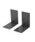 Buchstützen E-10244 00 9x14x14cm (BxTxH) Metall schwarz