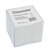 Zettelbox 5806, 97x97mm, inkl. 720 Notizzettel, transparent, Kunststoff