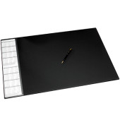 Schreibunterlage 170215690 mit Kalenderstreifen schwarz 68x44cm Kunststoff