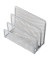 Briefständer Mesh H25183-00 silber Metall 3 Fächer
