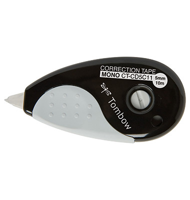 Korrekturroller CT-CD5C11 Mono Grip, schwarz/weiß, 5mm x 10m, Einweg Korrekturroller CT-CD5C11 Mono Grip, schwarz/weiß, 5mm x 10m, Einweg