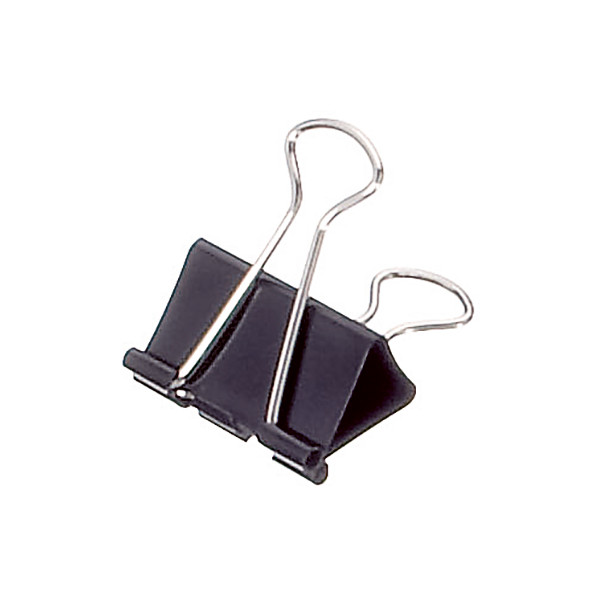 4003630751744 - Foldbackklemmer 32mm 14mm Federstahl schwarz 12 St Pack max Klemmdicke 13 mm - Soennecken