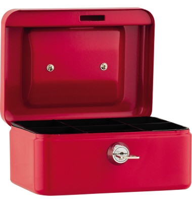 Geldkassette 178039030 rot 152x118x80mm 