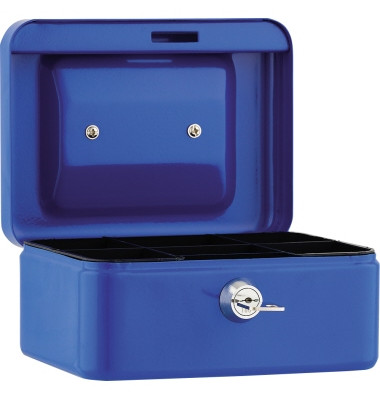 Geldkassette 178039050 blau 152x118x80mm 