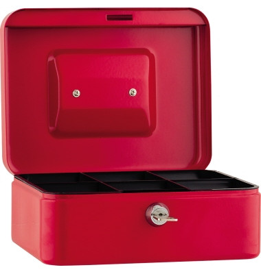 Geldkassette 178039130 rot 200x160x90mm