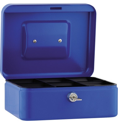 Geldkassette 178039150 blau 200x160x90mm