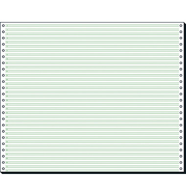 Endlospapier 5900, A3 quer mit Leselinien, 1-fach, 12 Zoll x 375 mm 2000 Bllatt Endlospapier 5900, A3 quer mit Leselinien, 1-fach, 12 Zoll x 375 mm 2000 Bllatt