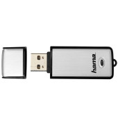 USB-Stick Fancy USB 2.0 silber/schwarz 64 GB