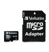 Speicherkarte Premium 44082, Micro-SDHC, mit SD-Adapter, Class 10, bis 90 MB/s, 16 GB