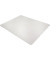 Bodenschutzmatte Ecotex evolutionmat 120 x 150 cm Form O für Teppichböden transparent Polymer