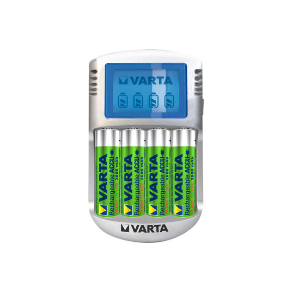 4008496641321 - Ladegeräte -Universal- LCD Charger 12V USB inkl 4 Akkus 2600 mAh Mignon AA 57070201451