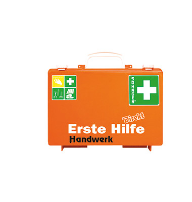 Erste-Hilfe-Kasten DIREKT 0370096, DIN 13157, "Erste Hilfe Direkt Handwerk"
