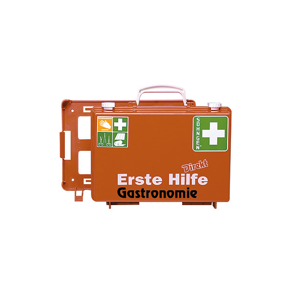 4250108812876 - DIREKT Erste-Hilfe-Koffer Gastronomie Erste-Hilfe-Koffer für kleinere Betriebe und Gruppen aus Verwaltung und Handwerk Maße (B x H x T) 310 x 210 x 130 mm