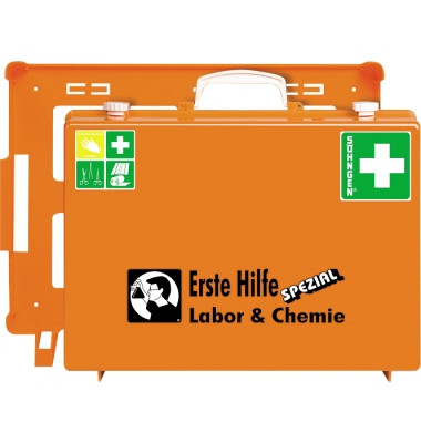Erste-Hilfe-Kasten SPEZIAL MT-CD 0360106, DIN 13157, "Erste Hilfe Spezial Labor und Chemie"