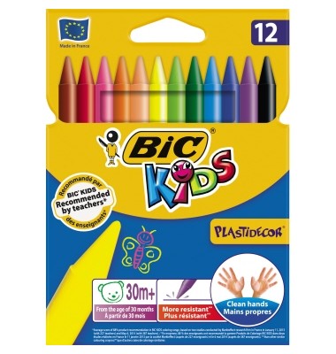 Wachsmalstift PLASTIDECOR 921361 sortiert 12 St./Pack.