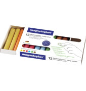 Tafelkreide, 12306, farbig sortiert, rund, 13x85mm (&Oslash;xL)