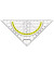 Kunststoff-Geodreieck 1823 transparen 16cm