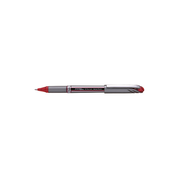 0072512235430 - Gelschreiber EnerGel Plus BL27-BX grau rot 035mm 0072512235430 Pentel