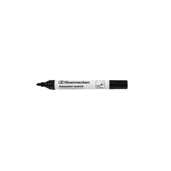 4003630134950 - Permanentmarker 1-4mm schwarz 1-4mm schwarz Schreibfarbe schwarz - Soennecken 4003630134950 - Permanentmarker 1-4mm schwarz 1-4mm schwarz Schreibfarbe schwarz - Soennecken