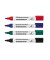Boardmarker-Set 3124, Etui, rot, blau, gr&uuml;n, schwarz, 1,5-4mm Rundspitze