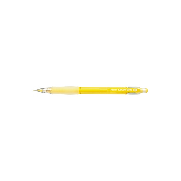 12 Stück Pilot Druckbleistift Color Eno , HCR-197-Y, 0,7mm, gelb/transparent, mit Radiergummi 4902505208140 Pilot