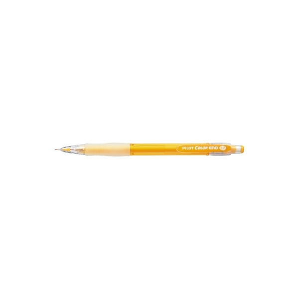 12 Stück Pilot Druckbleistift Color Eno , HCR-197-O, 0,7mm, orange/transparent, mit Radiergummi 4902505208157 Pilot