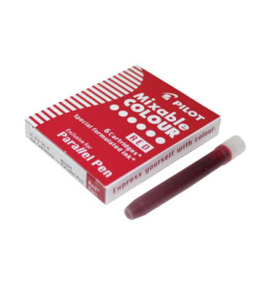 F&uuml;llerpatronen Parallel Pen IC-P3-S6-R 1108-002 rot 6 St&uuml;ck