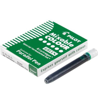 Füllerpatronen Parallel Pen IC-P3-S6-G 1108-004 grün 6 Stück