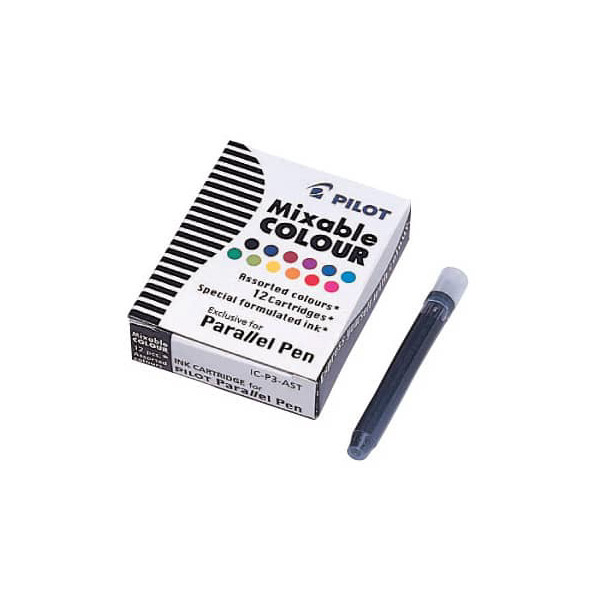 4902505191787 - Füllerpatronen Parallel Pen IC-P3-AST 1108-S12 farbig sortiert 12 Stück 4902505191787 12 Stück