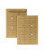Hausposttaschen 04170338, C4 braun Papier 110g