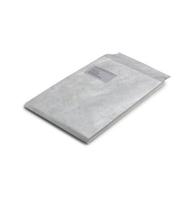 Faltentaschen C4 mit Fenster 20mm Falte haftklebend 55g weiß Tyvek