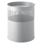 Papierkorb the dot H2515787, 15 Liter, rund, grau Lochdekor Papierkorb the dot H2515787, 15 Liter, rund, grau Lochdekor