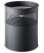 Papierkorb the dot H2515795, 15 Liter, rund, schwarz Lochdekor