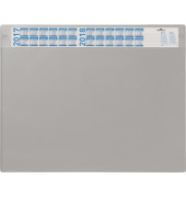 Schreibunterlage 7205-10 mit Kalenderstreifen grau 65x52cm Kunststoff