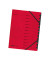 Ordnungsmappe Qualitiy 10843324, 1-12 / A-XYZ, rot, Din A4, 12 F&auml;cher