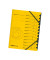 Ordnungsmappe Qualitiy 10843340, 1-12 / A-XYZ, gelb, A4, 12 F&auml;cher