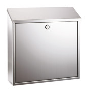 Briefkasten Edelstahl mit Schloß Größe: 360x360x100mm   8603