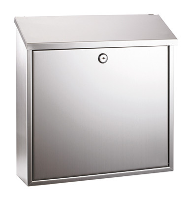 Briefkasten Edelstahl mit Schloß Größe: 360x360x100mm 8603 Briefkasten Edelstahl mit Schloß Größe: 360x360x100mm 8603