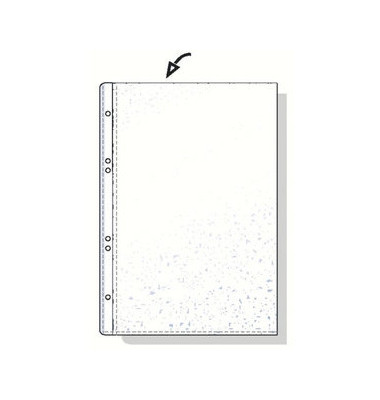 Prospekthüllen Economy 22318690 Standard, A6 transluzent genarbt, oben offen, 0,07mm