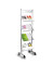 Prospektregal ecoline 8xA4 silber 510x350x1575